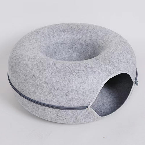 Purrden felt cat cave - Light Gray